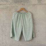 MUDAH SHORT [ simple ] - culotte short 100% linen