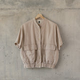 MANA [where] - bomber jacket 100% linen