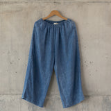 MUDAH LONG [ simple ] - culotte long 100% linen