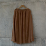 BUNGA [flower] - skirt - 100% linen