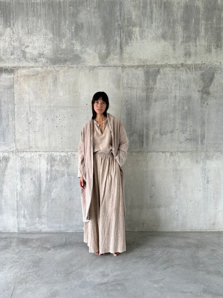 ADEM [ pure ] coat - 100% nila linen cotton