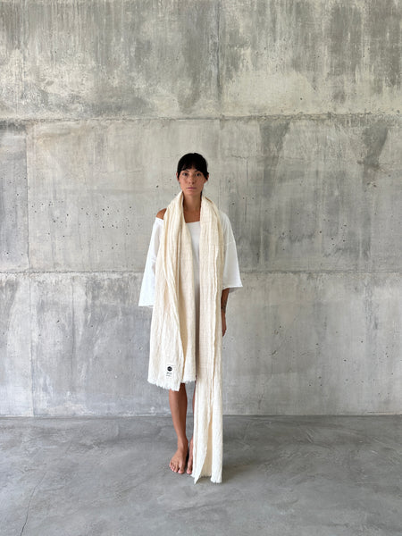 LOOM [ handloom ] - 100% handloom cotton scarf