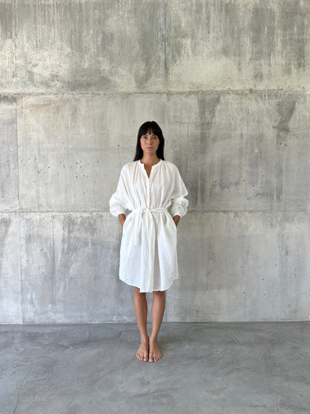 BAYU SHORT [ wind ]  - dress short -  100% linen