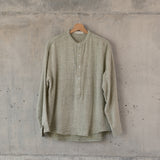 TITIK  [ point ] - HALF BUTTON SHIRT 100% COTTON ZIK ZAK