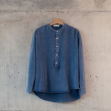 TITIK  [ point ] - HALF BUTTON SHIRT 100% terry cotton