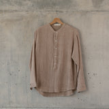 TITIK  [ point ] - HALF BUTTON SHIRT 100% COTTON ZIK ZAK