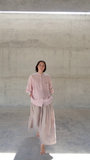 PURA [ sacred space ] - skirt with folds 100% linen