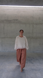 SESEH [ seseh ] - sweater - 100% terry cotton