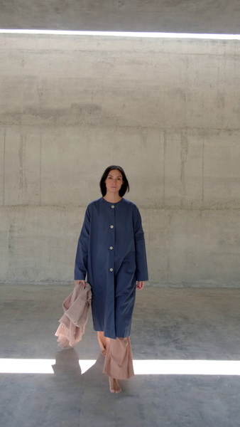 OMBAK [ wave ] coat - 100% twill