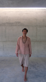 NILAI [ value ] - full button shirt 100% cotton zik zak