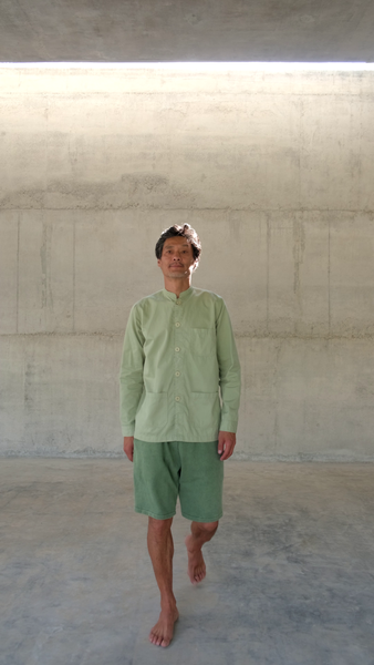 MUKA [ face ] - shirt jacket 100% twill