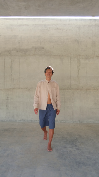 WIRA [ face ] - shirt jacket 100% linen