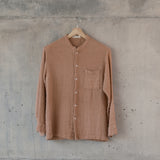 NILAI [ value ] - full button shirt 100% cotton zik zak
